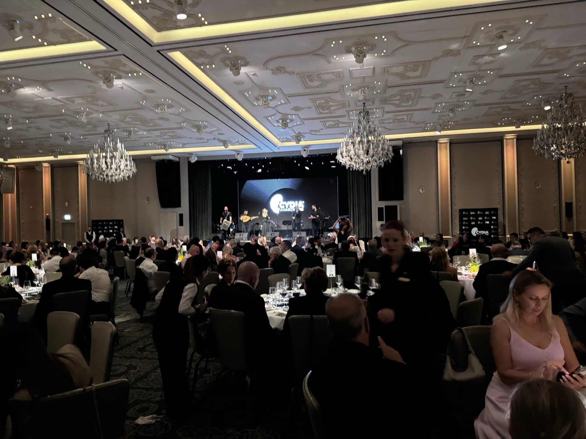 The Cydia Awards gala dinner at the Cyprus Diaspora Forum in Limassol, filmed in full by Backlight Media